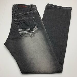 Refuse Premium Denim Jeans Y2k Gray Faded Pants Mens Size 30